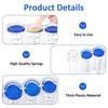 Euro Coin Organizer Portable Money Boxes Coin Holder Change Dispenser Coin Box for Office Bank Protect Gasket Coin Holder Case