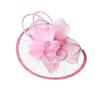 Fascinator Floreale con Velo in Rete Cappello Parrucca Fascinator Fascia per Capelli Fascinator in Sinamay Feste in Costume