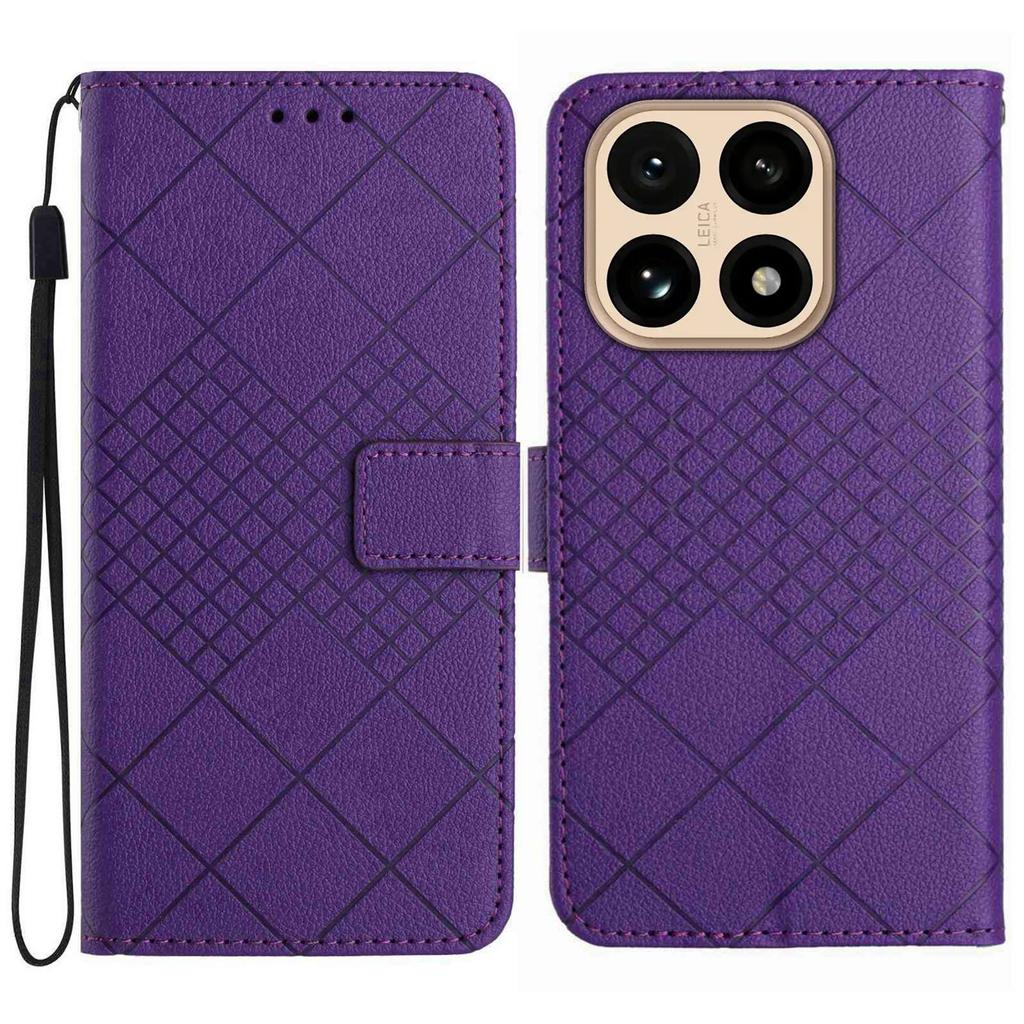 For Xiaomi 15T Case Wallet Imprint PU Leather Flip Folio Phone Cover