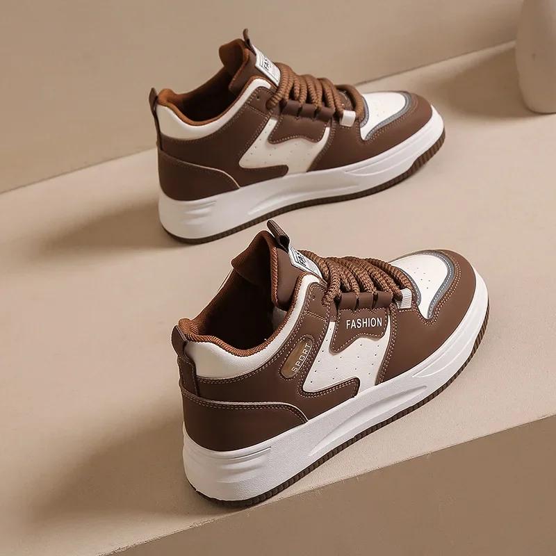 

модные женские кроссовки модные туфли на платформе со шнуровкой из вулканизированной стали брендовые дизайнерские повседневные туфли для пар на улице высокие туфли для скейтбординга 40 хаки