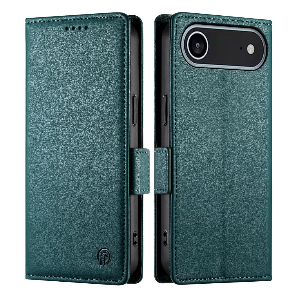 For iPhone 17 Air Stand Case PU Leather Wallet Phone Cover