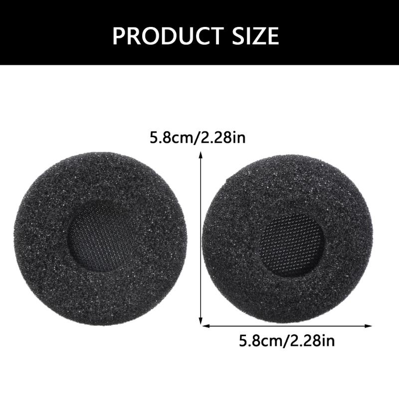 1 Pair Ear Pad Headset Replacement Ear Pad Headphones Ear Cushions for Biz 2300 2400 GN2000 Headphones