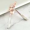 Smooth Opening Press Type Eyelash Curler Stainless Steel False Lash Clamps  Women