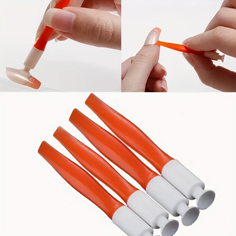 2pc Nail Art Multi-Functional Suction Tool, Easily Adsorb, Pry Open, And Apply Nail Plates, Professional Nail Art Auxiliary Tool