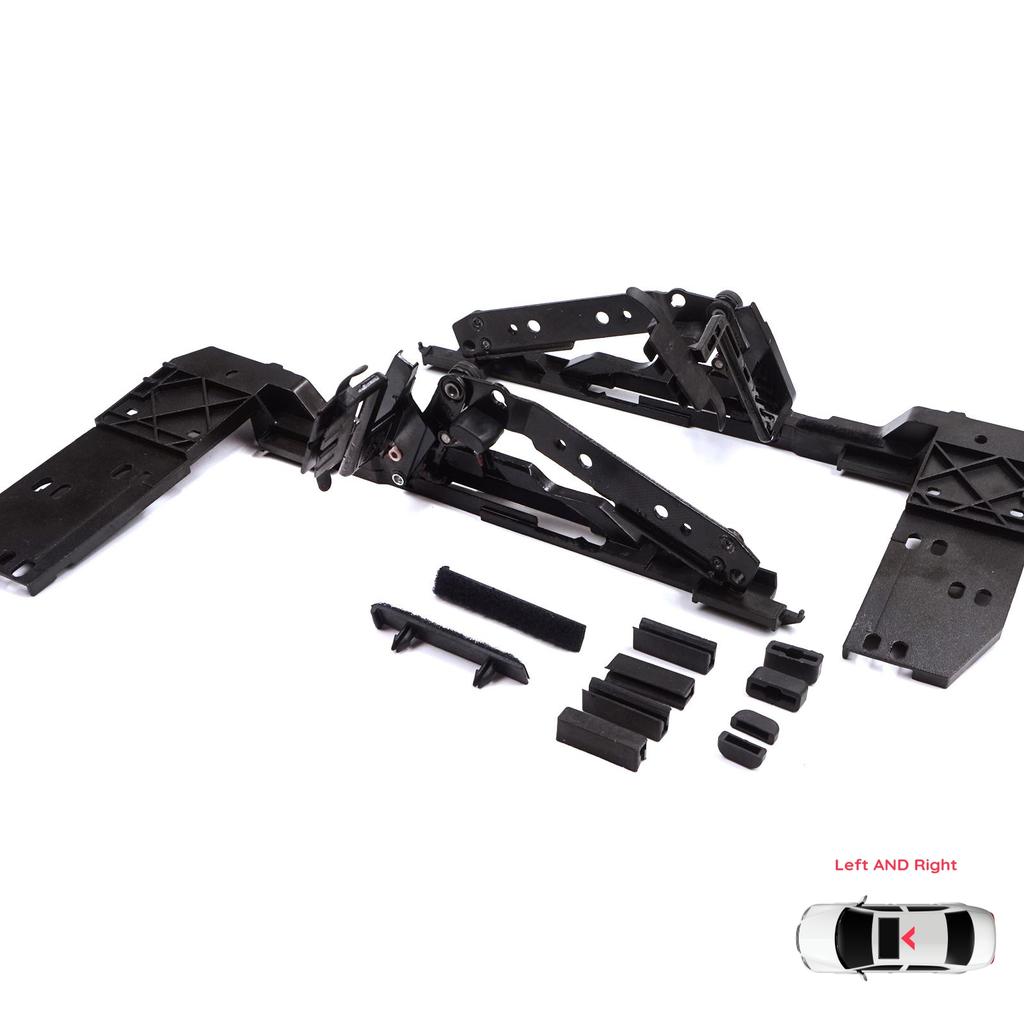 ESR23-1 Sunroof Lifting Angle Hatch Runner Repair Kit With Connection Plate for Mercedes W124 S124 C124 190 W201 1247800512 1247800612