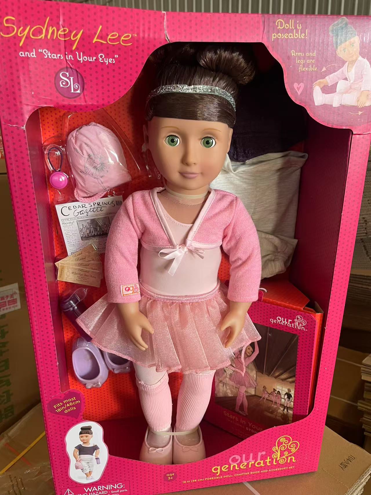 Doll with Blinking Eyes and Long