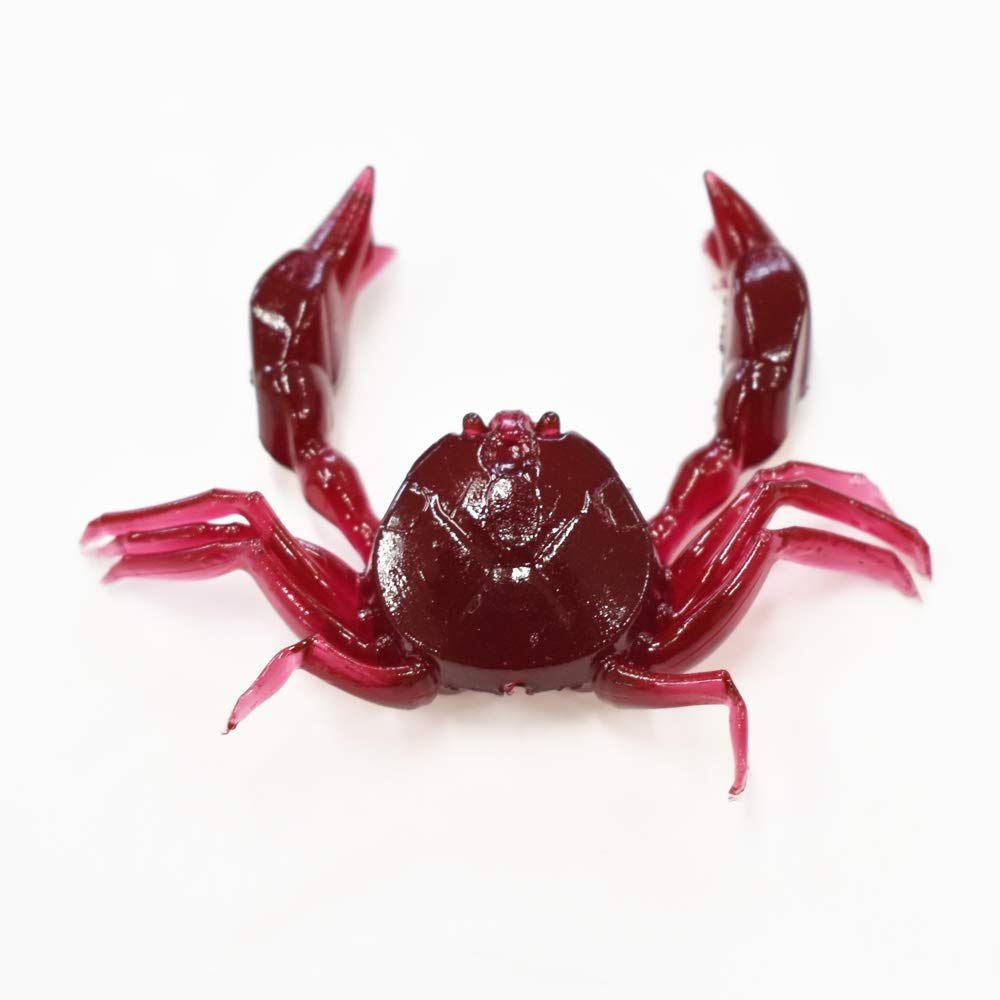 Tetsuwan LIGHT GAME WORM M002 Red Azzurro Crab Worm AZW-M #Clear