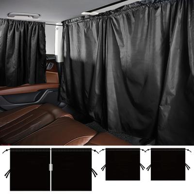 Set di 3 Tende Oscuranti per Auto, SUV, Furgone - Include 1 Divisorio per Sedile Posteriore e 2 Tende Divisorie Laterali per Campeggio e Dormire
