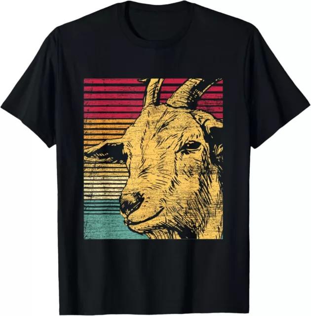 Retro Goat Tee Shirts Gift Tees S-3XL XXL