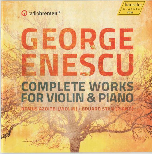 

CD GEORGE ENESCU REMUS AZOIEI EDUA Complete Works For Violin Piano 98035 Hnssler Classi 2014 Japan Classical Used