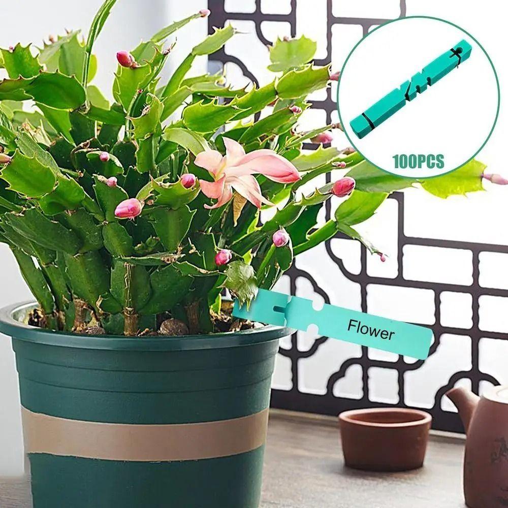 100pcs/set Hanging Nursery Garden Labels Vegetables Gardening Plant Set Labels Marker Name Tags