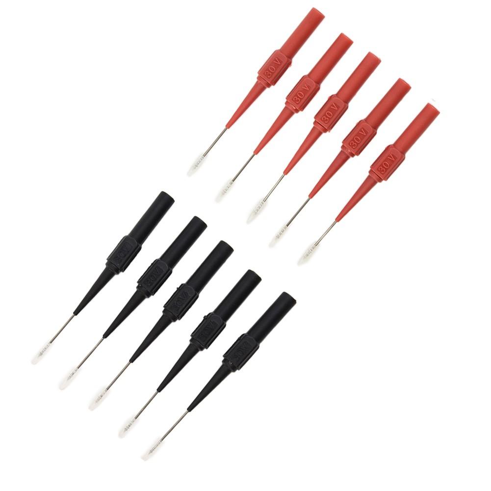 10 sondes de test de 1,0 mm, pince de mesure, sondes de test en cuivre, fiche