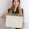 Calendar 2025,  Color Calendar 12 Months, Double Coil Spiral Binding Monthly Planning Calendar