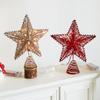 Versatile Christmas Tree Charm with this Five pointed Star Toppers Decor Made of Durable Material, for Decorating Homes