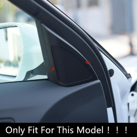 Car Front Door Stereo Speaker Frame Decorative Cover Trim For A4 B8 2010-2016