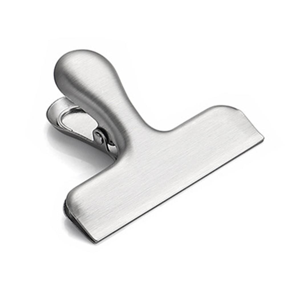 Wide Mouth Spring Clamp Stainless Steel Paper File Receipt Clip for Home School Office