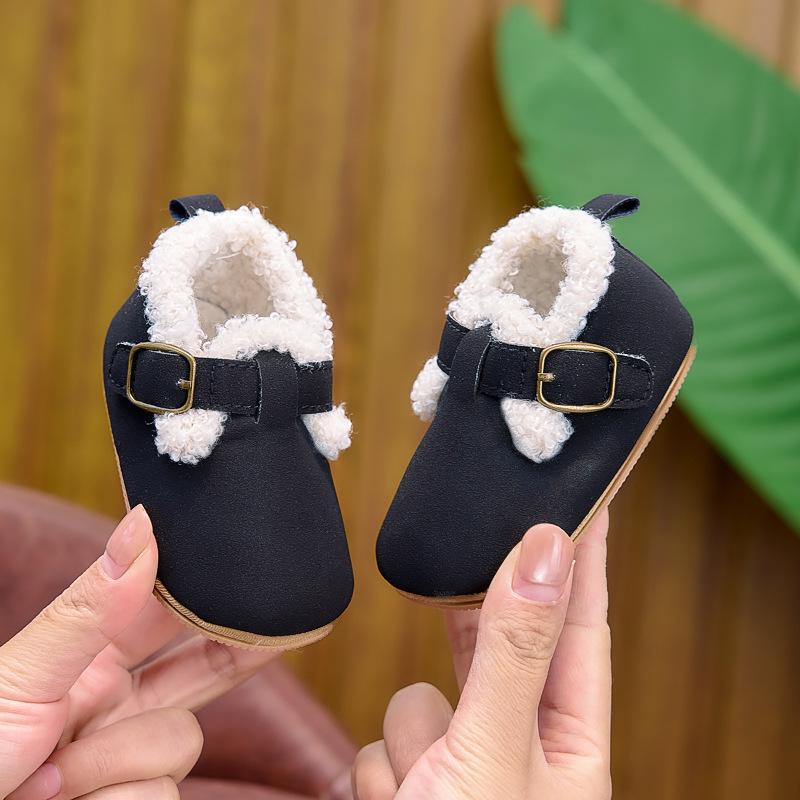 Unisex Winter Babyschuhe: Warmer Samt für Säuglinge 0-12 Monate
