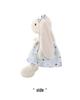 Large Lop-Eared Bunny Plush - Cute Floral Skirt Doll, Soothing Girl's Companion and Pet Healing Toy