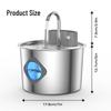 Automatic Pet Water Dispenser with Circulating Flow for Cats & Dogs