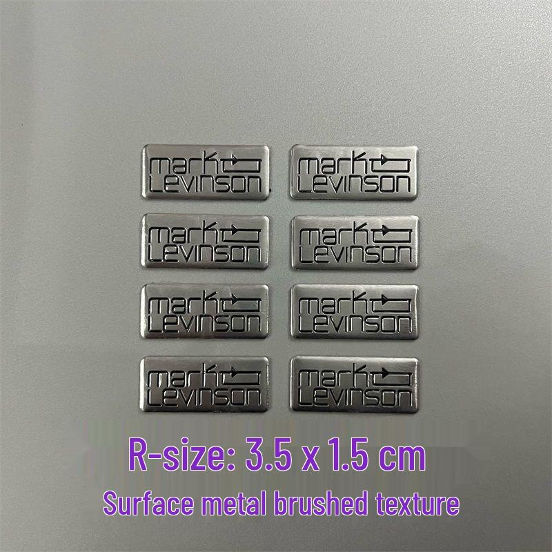 Dekorative Metallaufkleber für Auto-Audio-Lautsprecher von Bose, Harman Kardon, JBL.