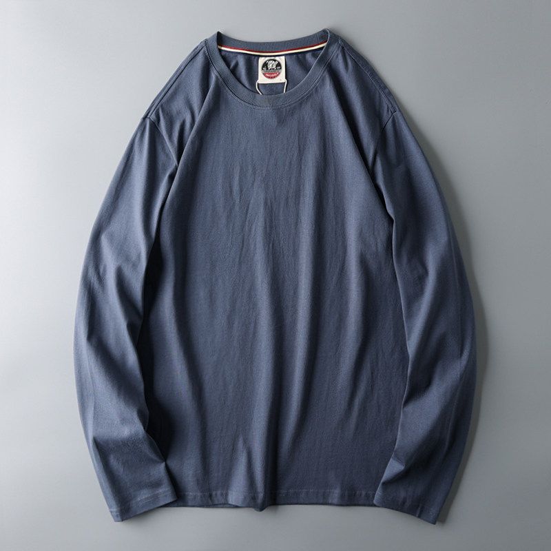 Fashion Brand Retro Cotton Foreign Trade Original Long-Sleeved T-shirt