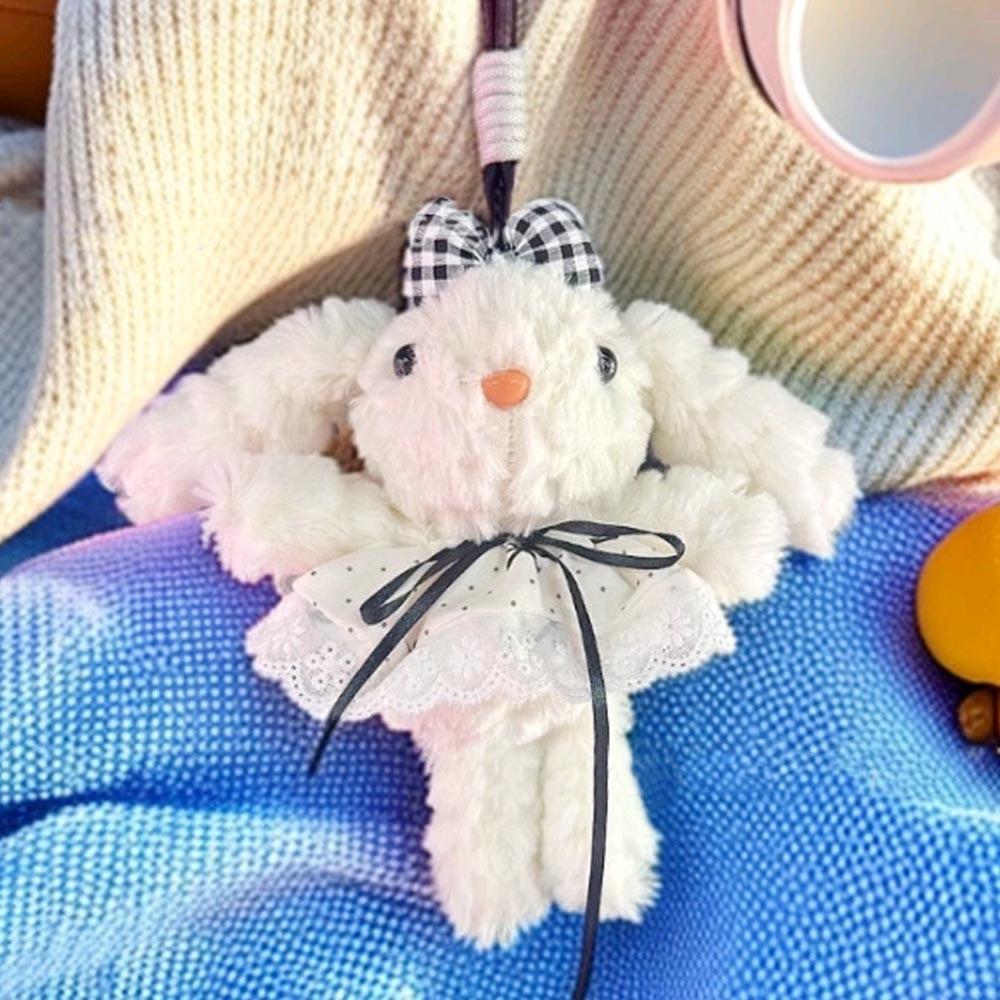 Cartoon Plüschpuppe Spielzeug Plüsch Hängedekoration Kreativer Hasenpuppenanhänger Geschenke