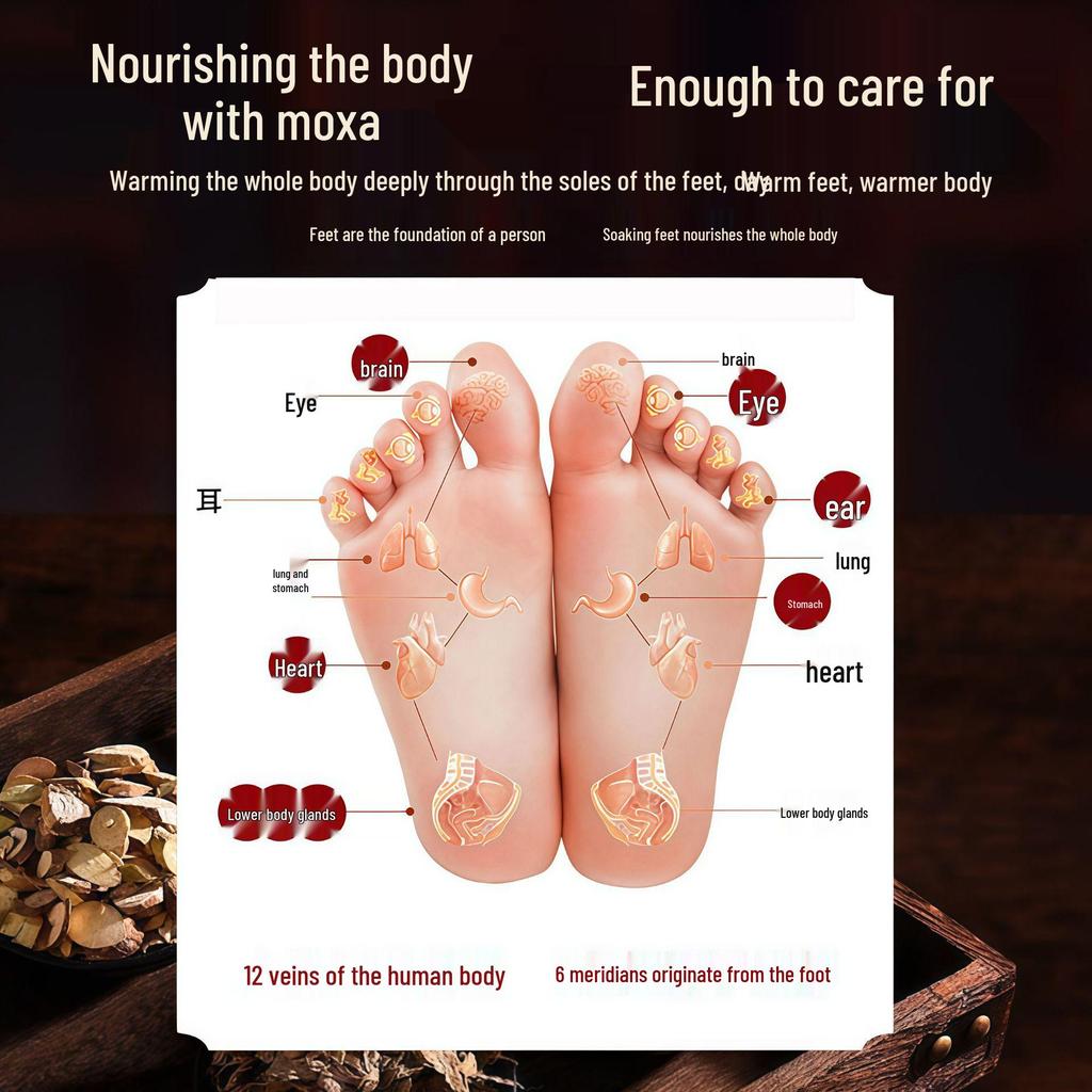 Mugwort & Ginger Sleep Aid Foot Soak Bags with Real Sichuan Peppercorn