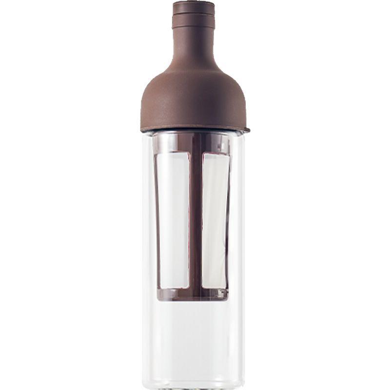 Wine Bottle Shaped Glass Kettle: High Borosilicate Glass for Cold Water, Hand Drip Coffee, or Fruit Tea with Strainer.