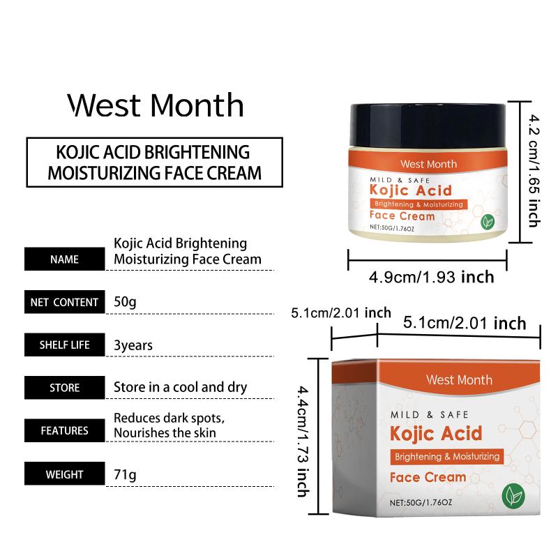 Collagen Kojic Acid Cream Face Moisturizer Intensive Hydrating Repair Skin Brighten Daily Skincare