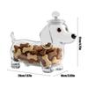 Dog Food Snack Jars Airtight Dog Treat Jar For Pets Puppy Snack Cookie Storage Dispenser Fo Snack Meat Strips Biscuits Candy