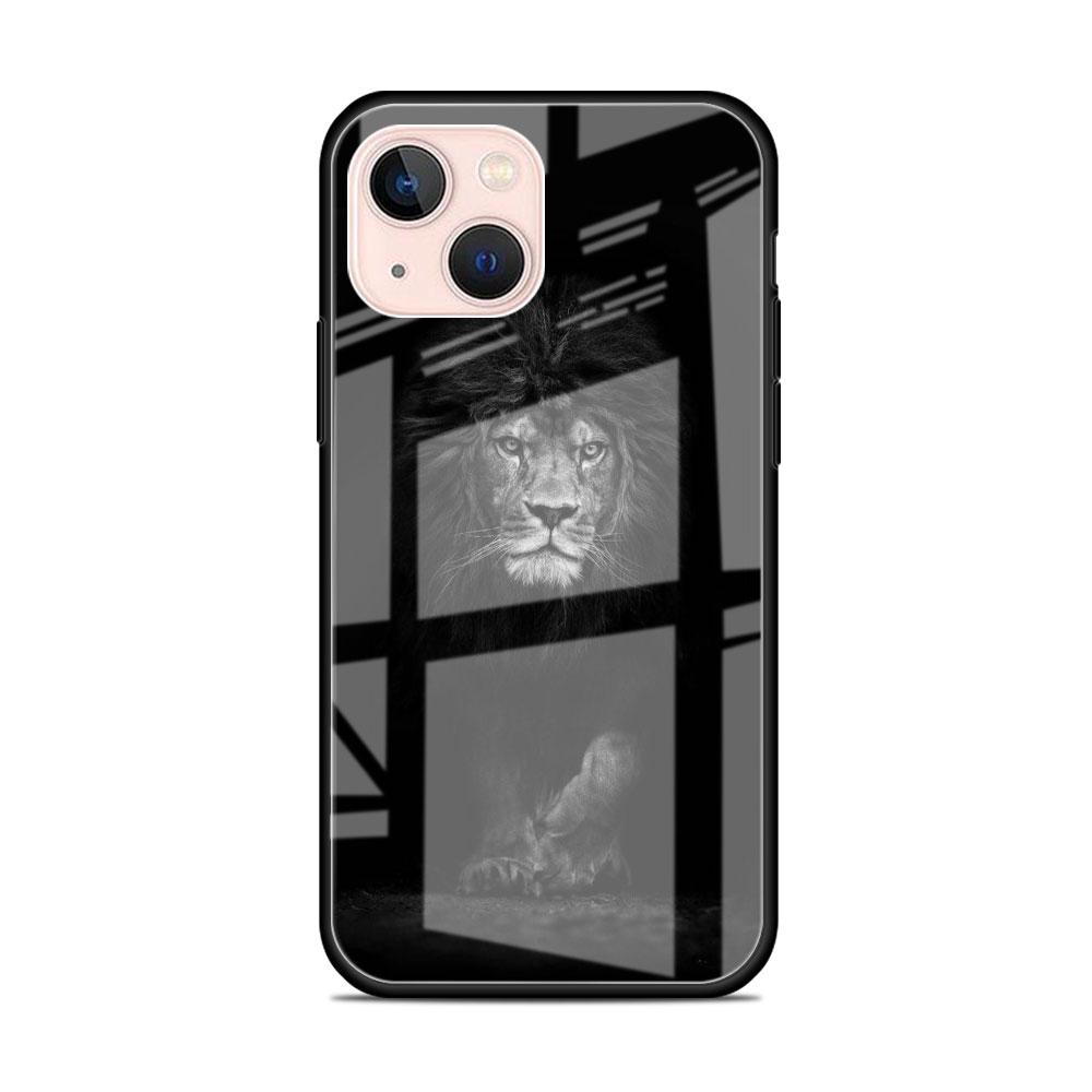 

Стеклянный чехол с волком, собакой, кошкой, птицей, львом, тигром, животными, для Apple iPhone 14 13 11 12 Pro 7 XR X XS Max 8 6 6s Plus SE 2022 Phone Tampa iPhone 7Plus(8 Plus)