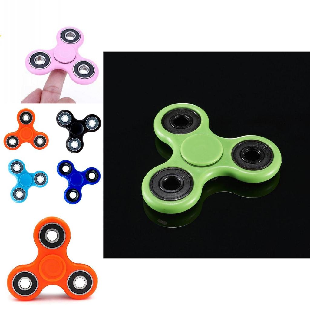 Elegant Wood Hand Spinner Tri Fidget Ceramic Ball Desk Toy For Stress Relief