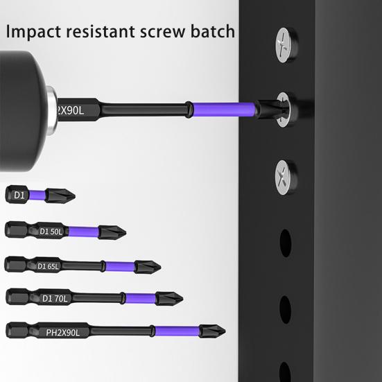 Starker magnetischer Bit-Schraubendreher-Bit mit hoher Härte, rostfrei, rutschfest, stoßfest, robustes magnetisches Bit-Kit