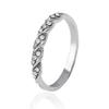Timeless Yellow Gold Anniversary Ring With Crystal Stones For Womens Elegance