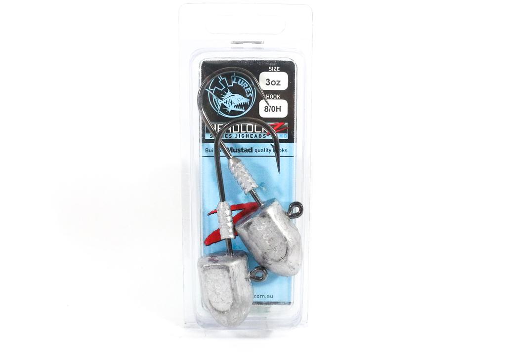 Tackle Tactics TT Headlockz HD Jig Head 3 oz 8/0 H 2/pack (3382)