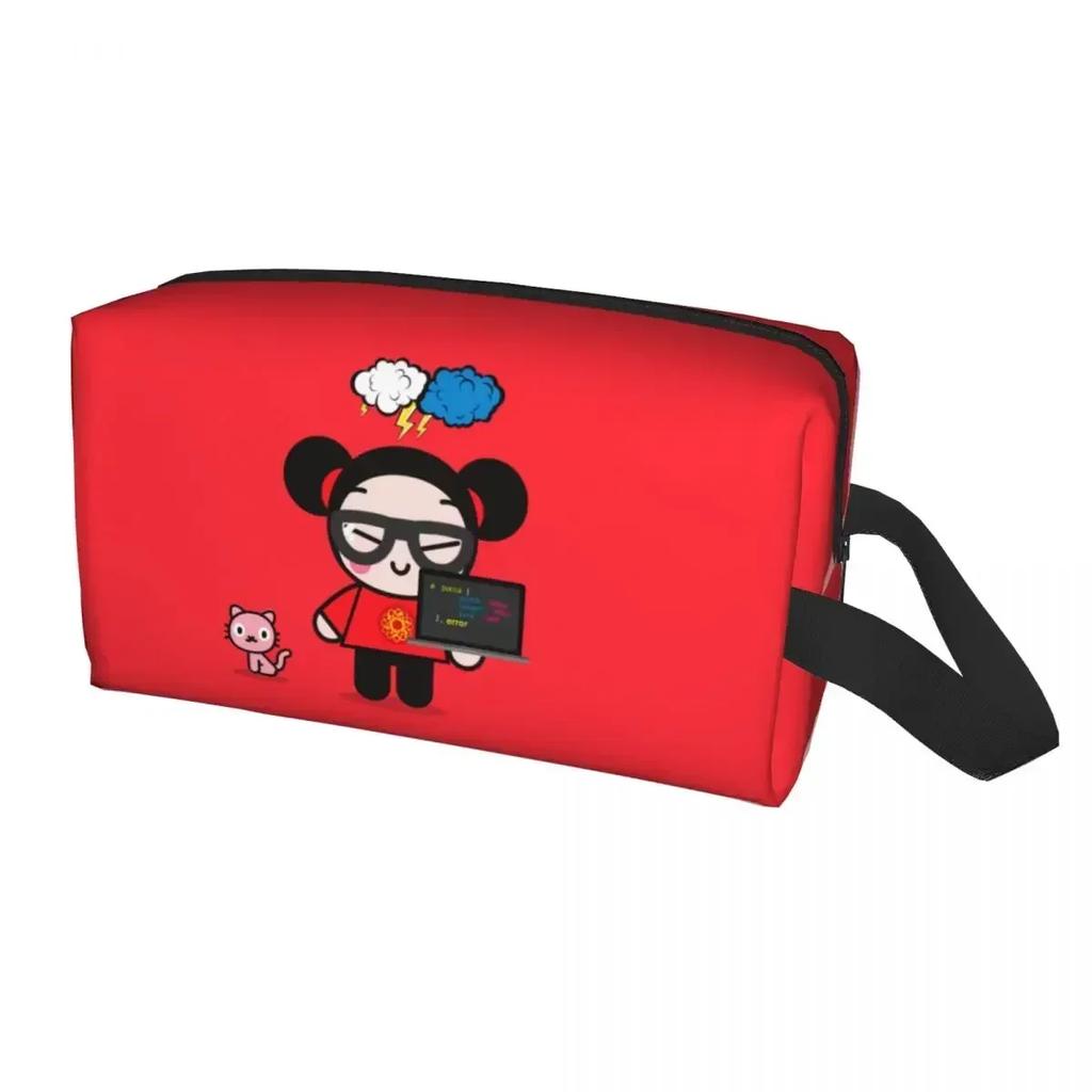 Pucca Kulturtasche Damen Make-up Kosmetik Organizer Damen Beauty Aufbewahrung Dopp Kit Etui