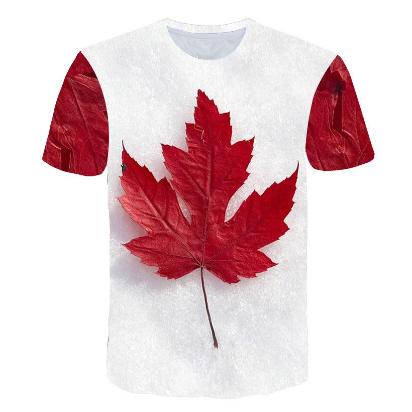 Unisex Plant, Flower & Leaf Print T-Shirt - Crew Neck, Short Sleeve & Breathable
