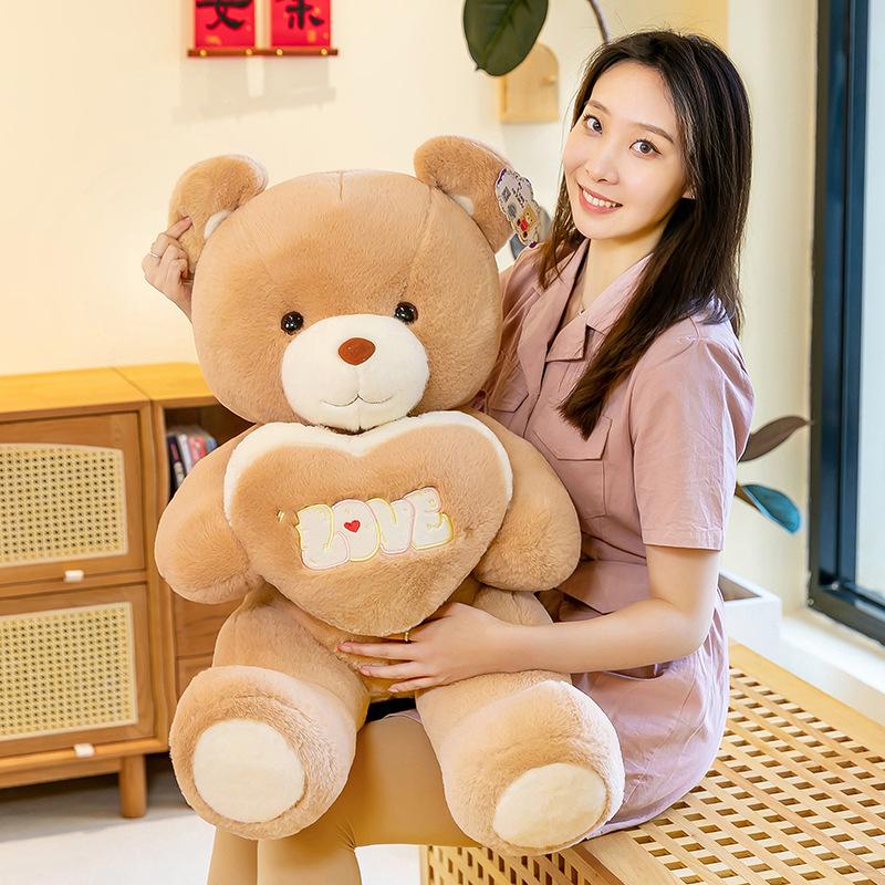 Teddy Bear Hug Bear Doll Plush Toy Girl Lover Birthday Gift Doll