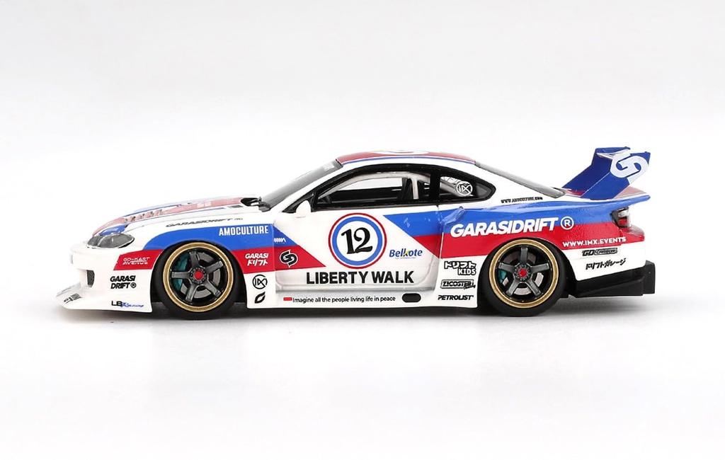 Sunrich TSM MODEL Nissan Silhouette Silvia S15 GARASIDRIFT x LBWK 2025 Fertigprodukt TSMV0029 1/43 LB-Super