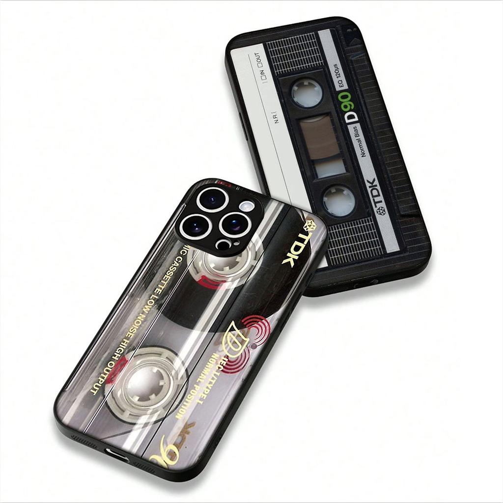 Cover for Motorola Moto Edge 50 30 Fusion 40 neo Ultra Pro G54 G24 G05 G35 G55 G64 G75 G84 G85 Case Cassette Tape Music Retro