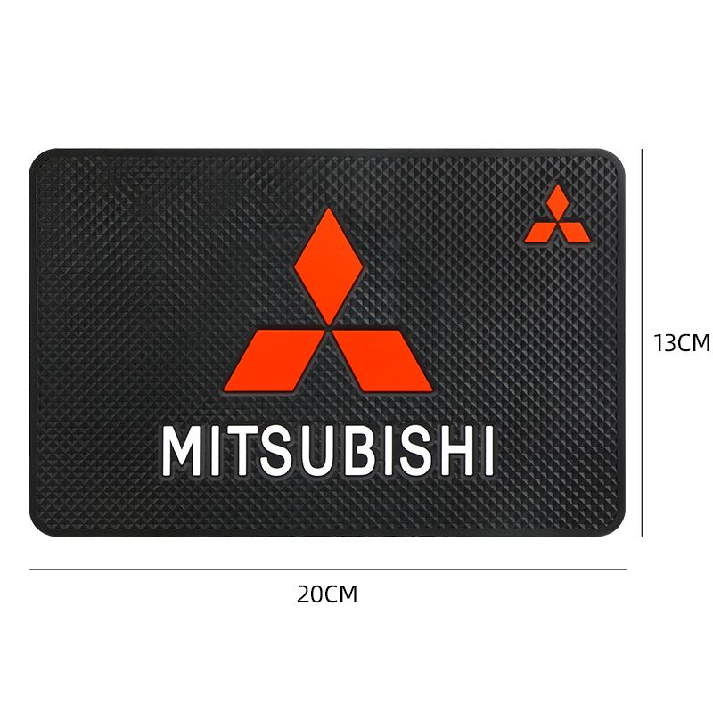 

Car Dashboard Sticky Magic Anti Slip Mat Non-slip Sticky Gel Pad For Mitsubishi L200 EVO ASX Outlander Chaveiro Lancer чорний