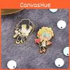 New Cartoon Character Design Enamel Pin Creative Anime Accessory For Bags And Clothing