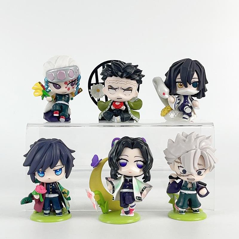Demon Slayer Birth Flower Series: Tanjiro, Nezuko, Zenitsu Figurine (A/B Version)