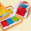 Colorful Changing Face Cube Blocks Kids Wooden Toy Logical Think Educate Train