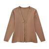 Autumn 2023 Women's V-Neck Knit Jacket & Mini Skirt Set