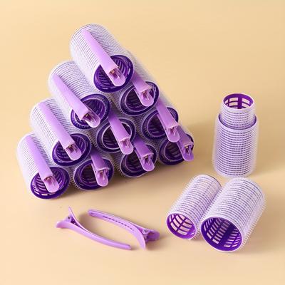 36 pezzi/set di ferro arricciacapelli auto-serrante, arricciacapelli senza calore con fermagli per capelli, strumenti fai da te per lo styling dei capelli per tutti i tipi di capelli