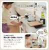 OSJ Wooden Pretend Play Kitchen Set with Toy Mini Kitchen for Educational Popular Gift for Baby [Green] Cookware, Assembled, Kitchen, Kids, Storage,
