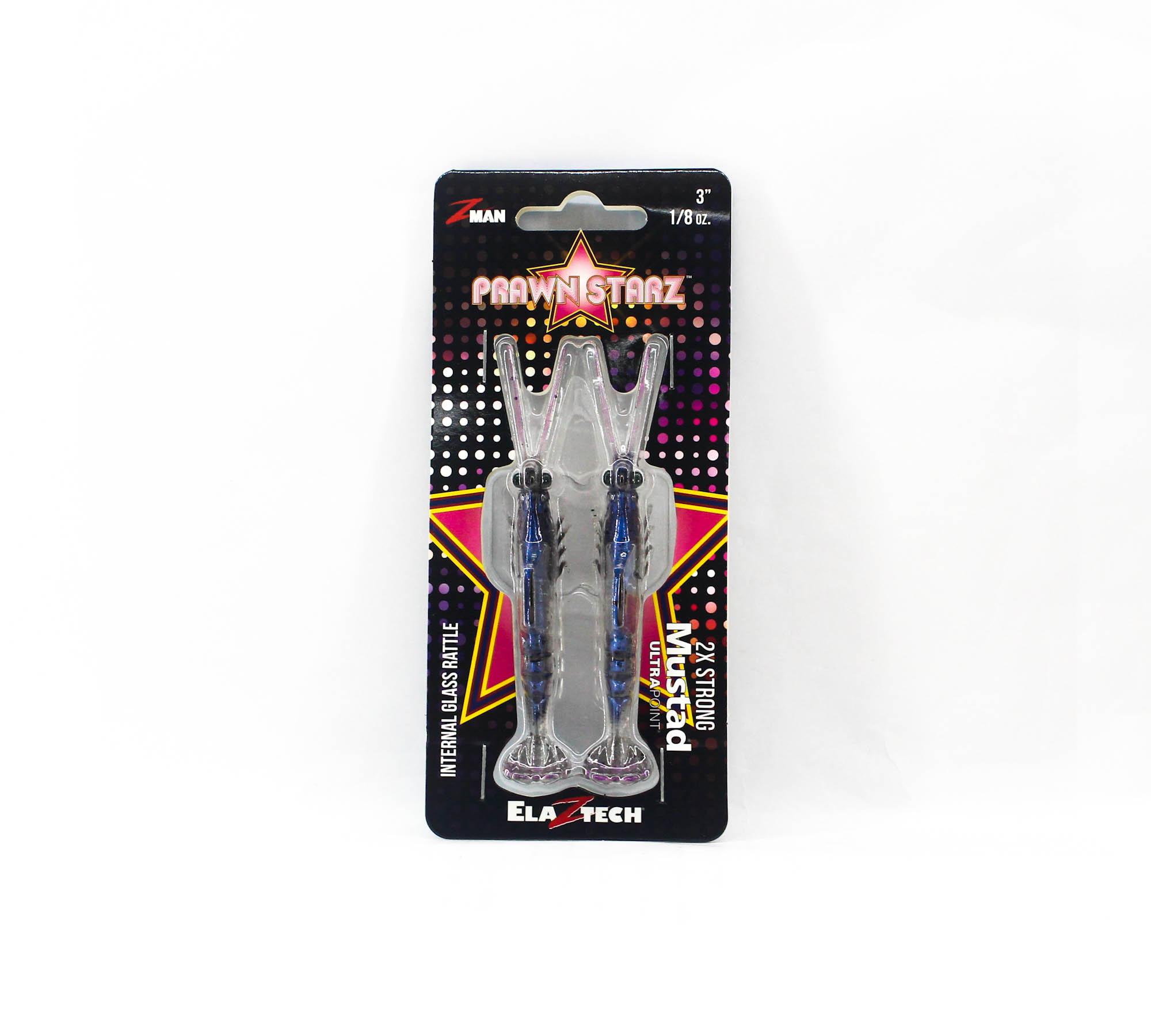 Zman Soft Lure PrawnstarZ 3 Inch 2/Pack White Shrimp (2626)