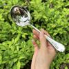 Thicken Kitchen Dinner Dish Soup Rice Western Restaurant Bar Public Spoon Large Stainless Steel Round Head Buffet Serving Spoon