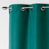 Rideau à œillets "absolu" 140x280cm émeraude
